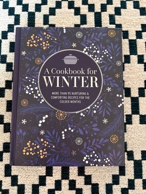 A Cookbook for Winter -💜 Floral Hardcover Cookbook